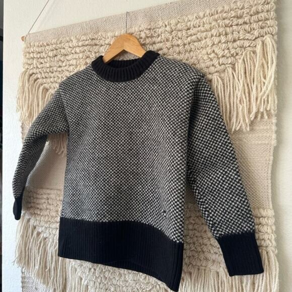 Tory Burch Two Tone Crewneck Sweater - Picture 2 of 6